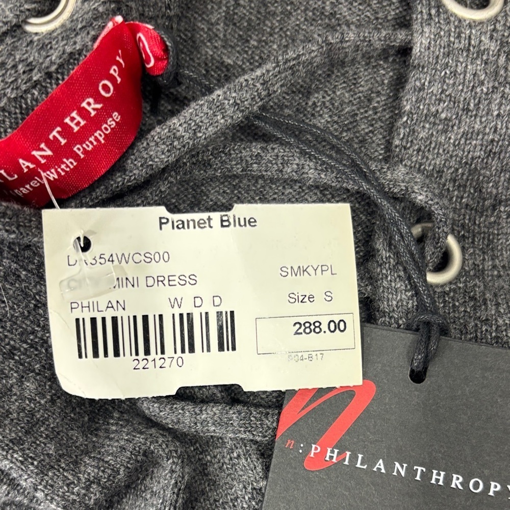 Stylish Gray Turtleneck Dress NWT - Picture 6 of 10